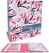 Better Kitchen Products Recipe Binder Set: Full Page 3 Ring Organizer with 50 Protectors & 12 Divider Tabs, Floral