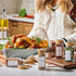 Set, Sets Glass Spice Jars with Label Bamboo Lids & Funnel - Kitchen Airtight Storage Jars with Lids - Spices