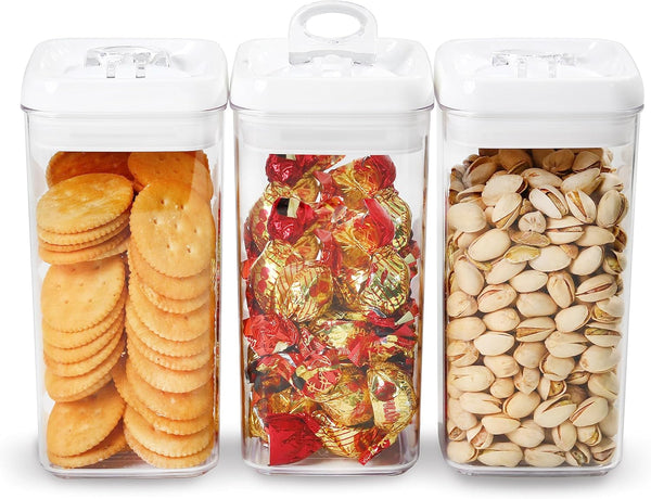 Felli Flip Tite Food Storage Container with Lid Airtight 4" Ring Seal