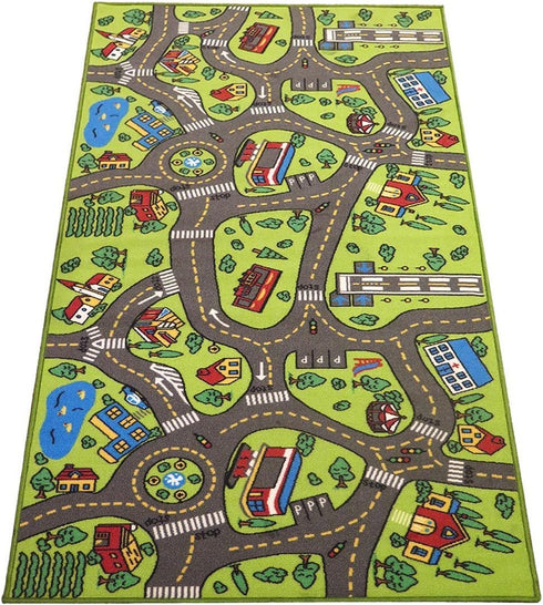 Angels Kids Rug Playmat 80 inches by 40 inches! City Life Great for