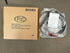 F2C Set 2 Nesting Coffee Table Modern End Table of for Living Room Balcony Office, Round Wood Accent Side Coffee Tables