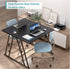Mehoom Computer Desk: Modern Simple Design Study Desk for Home Office, Small Space, 35.4" Black Corner Desk