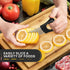 zokxoiy Premium Onion Slicer, Stainless Steel Onion Holder for Slicing, Kiwifruit, Tomatoes, Avocados, Eggs, Lemon