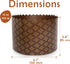 Paska Mold Kulich Panettone Mold (12 Pack 15oz) Easter Bread Paper Mold - Panettone Paper Mold Large Panettone Paper Baking Molds - Easter Bread Forms Panettone Pan Panetone Moulds 5.1x3.35-in by SHSH trade group