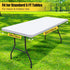 Smiry Waterproof Rectangle Picnic Table Cloth, Elastic Fitted Tablecover for 5 Foot Tables, Washable Polyester