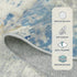4Ft, 4x4 Lahome Modern Abstract Round Rug Blue Washable Front Door Mat Soft Circle Rug for Entryway Bedroom Non Slip
