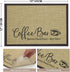 Set 2, Artoid Mode Coffee Bar Mat of Plastic Vinyl Washable Woven Non-Slip Table Mats for Coffee Machine Decor