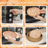 Oranbulb 7,8,9 Inch (7,8,9 Inch) Terra Cotta Bread Warmer, Round Terracotta Stone Bread Keeper | Ideal for Tortillas