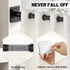 Matte Black Shower Curtain Rod, 31-55 inches Adjustable Tension Rod for Bathroom and Windows