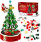 Ochido Advent Calendar 2025 Rotating Christmas Tree Building Blocks Kit, 24 Days