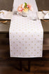 13x90, DII Polka Dot Kitchen Collection, Table Runner, Metallic White/Gold Reversible