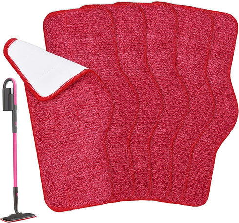 6 Pack Steam Mop Pads Compatible with Schenley Steam Mop Cleaner,Microfiber Steam