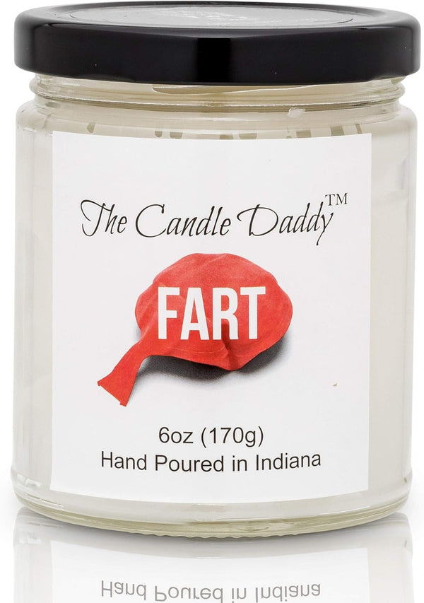 Fart Scented Candle - Smells Terrible - 6 Ounce Jar Candle