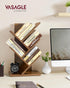 5-Tier ULBC183X01 VASAGLE Tree Bookshelf, Bookcase, Small Bookshelf, Space-Saving Corner Shelf, Book Tree, Holds Books