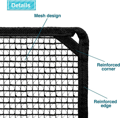 Coarbor 36"x36" Outdoor AC Unit Cover Mesh Air Conditioner Compressor Defender Cover with 4 Bungee Cords