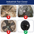 Industrial Fan Cover, Outdoor Fan Cover, Heavy Duty Waterproof & Dustproof Fan Cover for 16-20" Stand Pedestal Fan, Wall Mount Fan and Outdoor/Patios Use Fans, Suitable for Indoor Outdoor