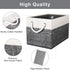Fab totes 2-Pack Storage Bins, Foldable Baskets for Organizing Toys, Books, Closet, Large Storage Box with Rope Handles