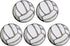Car Magnet Sports Athlete Volleyball Magnetic Decal for School Lockers or Fridge, 3 3/4 Inch, Set of 5 (Grey)