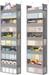 SONGMICS Over The Door Organizers, Set of 2 Hanging Door Organizers with