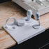 Normcore Corner Tamping Station V3 - Espresso White Silicone Coffee Tamper Mat Holder Pad for Baristas, Food Grade