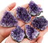 rockcloud Natural Purple Amethyst Quartz Crystal Cluster, Geode Druzy Home Decoration Gemstone Specimen