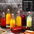 4 Pack 32 oz,Flip 32 oz Juices,Soda,Beverages,2nd Swing Top Glass Bottles Top Glass Bottles with Airtight Lids for Home