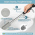 Set, 16.14 Inch 2 Toilet Bowl Cleaner Brush and Holder Pumice Stone with Handle for Cleaning, Hard Water Stain Remover