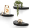 Olakee Floating Shelves for Wall Set of 3, 15.4" Rustic Wood Wall
