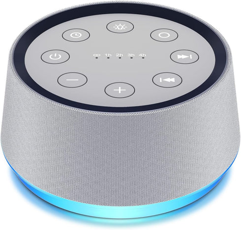 LazyNight Sound Machine with 30 Soothing Sounds White Noise Machine 12 Colors Night