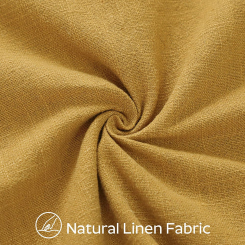 Pack 2 24 24 Inch OTOSTAR of Linen Solid Throw Pillow Covers x Boho Decorative Pillowcases Soft Accent Pillow Covers