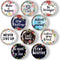 Weewooday 10 Pcs Inspirational Magnets for Fridge, Motivational Glass Quote Decor Accessories for Kitchen Office