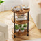 Simple Trending Side Table Living Room, Small Round End Table, 3 Tiers