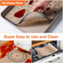 Angadona Macaron Baking Mats Kit (16pcs) - 2 Half Sheet Nonstick Silicone Mat, 6 Piping Tips, 2 Bags, 2 Couplers