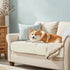 CHUN YI 2PC Stretch Couch Cushion Covers, Sofa Seat Slipcovers for Armchair Loveseat with Spandex Jacquard Fabric,