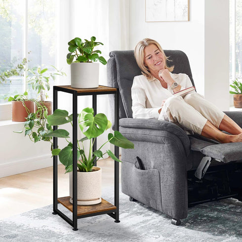 31.5'' Lilybud--lily Plant Stand Indoor, Tall Wood Plant Stands Heavy Duty Pedestal Stand for Indoor Outdoor, Modern
