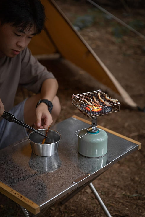 CAMPINGMOON Bread Toaster for Camping Stove, 304 Stainless Steel, Small Size US-1312