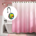 Sunlit Luxury Design Glitter Round Colorful Diamond Crystal Gem Bling Shower Curtain Hooks - Rust Proof Metal