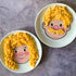 Ms. Food Face Kids' Dinner Plate - Fun Ceramic Design