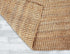 Jute Handspun 24" x 36" Area Rug, Premium Reversible Chunky Textured Tan Beige Accent Carpet