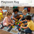 KEBEXXY Room,31X47Inch/80X120CM Kids Rug Play Mat Great for Playing with Cars and Toys,Educational Kid Road and Traffic
