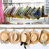 42 Pack Curtain Rings with Clips - 1.26" Interior Diameter Metal Drapery Rings Compatible with 1 inch Rods (Black)