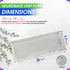 Microwave Grease Filter Replacement, 13" x 4.7", WB06X10288 Compatible with GE Microwave, 2-Pack