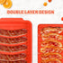 Double Microwave Bacon Cooker/Tray with Splatter Lid, Safe and Easy Clean Kitchen Tool (Red)