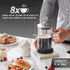 Elite Gourmet FP1223 1 Liter French Press Coffee Maker, Double Wall Insulated Borosilicate Glass Carafe, Easy to Clean