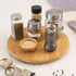 Lazy Susan Organizer for Cabinet, Pantry or Tabletop – 10" Bamboo Turntable for Kitchen, Counter, Spice Rack