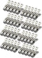 Row Cover Clips, 40 Pack, 2.2 Inch Stainless Steel Clothes Pins for Garden and Beach Towel