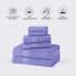 6 Set, 100% 2 2 2 Towels Beyond - Luxury Piece Towel Turkish Cotton, Quick Drying, Highly Absorbent & Comfy, Includes