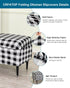 Bands,S,04 CRFATOP Printed Rectangle Ottoman Stool Cover Stretch Folding Storage Footstool Bench Slipcovers Upholstered