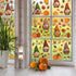 Spring Autumn Window Clings Fall Decor: 102 Double-Sided Reusable Thanksgiving Decorations for Home Office Nursery