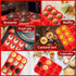 2PCS Silicone Muffin Pan - Thicken-12 Cup Non-Stick Baking Pan for Muffin Cakes, Tart, Bread - Dishwasher & Microwave